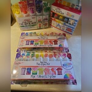 Tulip One-step Tie-Dye Kits Stripes Rainbow Kaleidoscope Bundle
